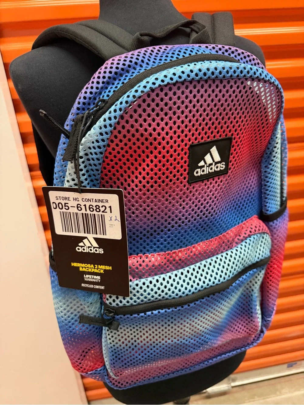 NWT Adidas Hermosa || Mesh Prime Multi Pink Backpack